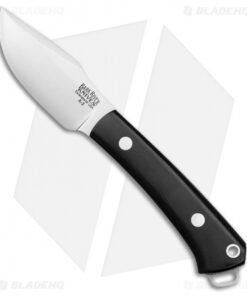 Bark River Knives Trailmate Fixed Blade Knife Black Canvas Micarta (3" Satin)