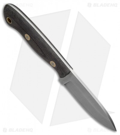 Battle Horse Knives Fox Hound Fixed Blade Knife Black Micarta (3.4" Satin) BHK - Image 2