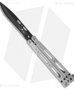 Bear OPS Bear Song IV Butterfly Knife Aluminum (4.38" Black) B-400-B