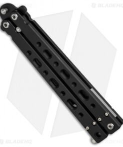 Alternative view of Bear OPS Bear-Song V Butterfly Knife Black Aluminum (4.38" Black) B-500-AlBK-B