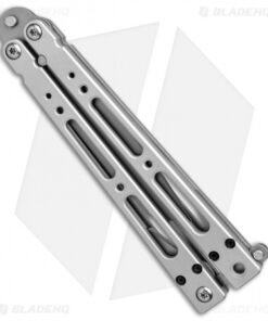Alternative view of Bear OPS Bear Song IV Tanto Butterfly Knife Aluminum (3.75" Bead Blast)