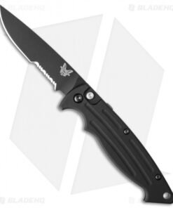 Benchmade Mini-Reflex II Automatic Knife (3.17" Black Serr) 2551SBK