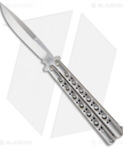 Benchmade 42 Balisong Knife Titanium Butterfly Knife Spring Latch (440C) BM42