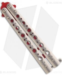 Alternative view of Benchmade 62T Balisong Knife Trainer Stainless Steel Butterfly (Red Dull)