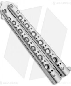 Alternative view of Benchmade 67 Tanto Recurve Balisong Butterfly Knife (4.25" Satin)