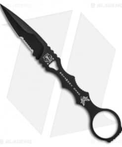 Benchmade SOCP Fixed Blade Knife 178SBKSN (3.22" Serr Black) w/ Sand Sheath
