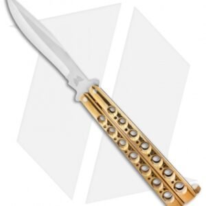 Rare Bali-Song USA Samson Spanish Bowie Brass Handle Butterfly Knife