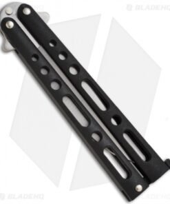 Alternative view of Benchmark Black Butterfly Knife (4.125" Satin) BM004