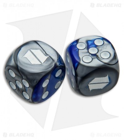 Blade HQ Dice 5/8" (Set of 2) Blue/Gray