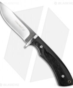 BlackFox Hunting Fixed Blade Knife Black Sandalwood (3.75" Satin)