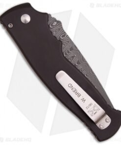 Alternative view of Brend Knives Custom M2 Auto Tanto w/ Tiger Coral (4" Damascus) 2012 Blade Show
