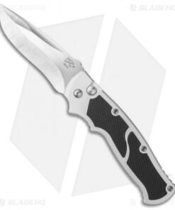 Brend Knives Triple Hollow Grind M2 Auto Knife Silver (Model 2) #12