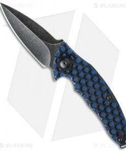 Brous Blades Custom Caliber Knife Black/Blue G-10 (3" Acid Wash) Exclusive