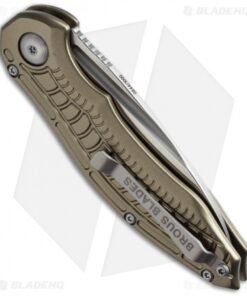 Alternative view of Brous Blades Bionic Automatic Knife Bronze (3" Satin)