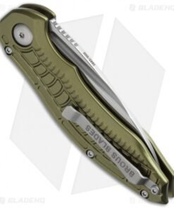 Alternative view of Brous Blades Bionic Automatic Knife OD Green (3" Satin)