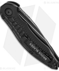 Alternative view of Brous Blades Bionic Automatic Knife Blackout (3" Acid Stonewash)