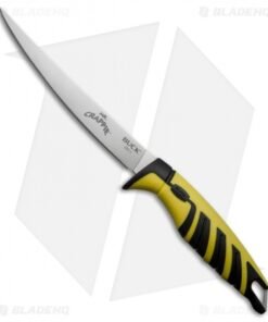 Buck Mr. Crappie Slab Shaver Fixed Blade Knife (6" Satin) 0233YWS