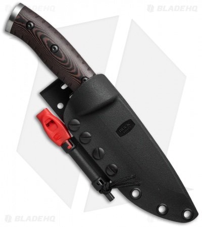 Buck Selkirk Fixed Blade Knife Micarta (4.625" Satin) 0863BRS - Image 2