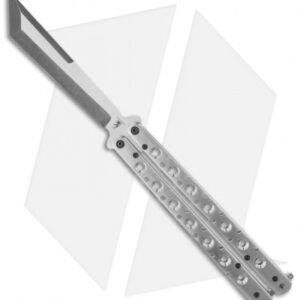 Sam Eddleman Weehawk Tanto Balisong Butterfly Knife (5.5" Plain)