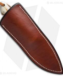 Alternative view of Brad Zinker Gut Hook Skinner Fixed Blade Knife Stag (3.625" Polish)