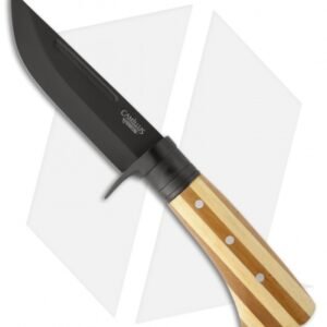Camillus 9.75" Carbonitride Titanium Bamboo Fixed Blade (4.75" Plain) 18538