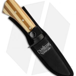 Alternative view of Camillus 9.75" Carbonitride Titanium Bamboo Fixed Blade (4.75" Plain) 18538