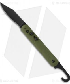 Alternative view of Colonial Knife Company Auto Rescue Military Knife Bail Loop (Green PLN) M-726B