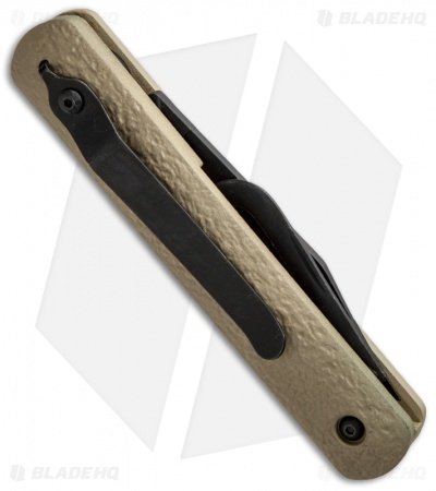 Colonial Knife Company M-729 Automatic Knife w/ Rescue Hook (Tan Plain) - Image 2