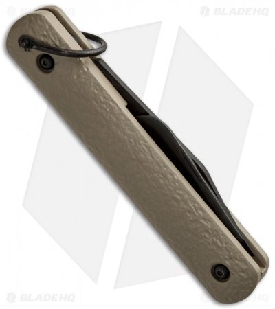 Colonial Knife Company M-729 Automatic Knife w/ Rescue Hook (Tan Serr) - Image 2