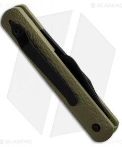Alternative view of Colonial Ranger Rescue Military Automatic Knife Tan (3" Black Serr)