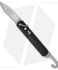 Kizer GTI Bush Fixed Blade Knife Brown G-10 (5" Black) 1034A2