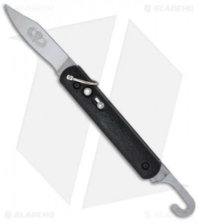 Kizer GTI Bush Fixed Blade Knife Brown G-10 (5" Black) 1034A2