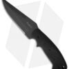 Custom Crawford Kasper Tactical Fixed Blade Fighter Knife (5" Black)