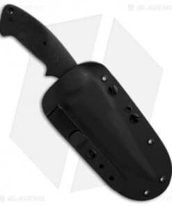 Alternative view of Custom Crawford Kasper Tactical Fixed Blade Fighter Knife (5" Black)