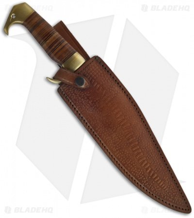 Down Under Knives Red Rock Raptor Knife Fixed Blade (10.25" Polished) - Image 2