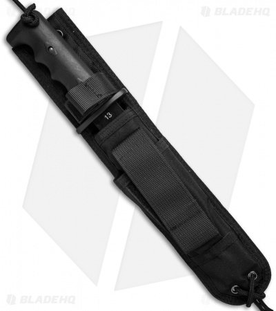 DUSTAR Model 1 Arad Masada Fixed Blade Knife (7" Black) - Image 2