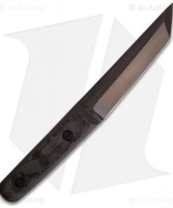 Alternative view of Duane Dwyer Custom Fixed Blade Tanto Knife (5.25" Black)