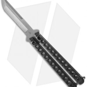 Sam Eddleman Katana Balisong Knife Carbon Fiber (4.25" Acid Wash)