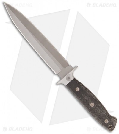 EnTrek Close Combat Knife Double-Edge Fixed Blade (7" Bead Blast Plain) - Image 2