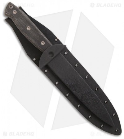 EnTrek Close Combat Knife Double-Edge Fixed Blade (7" Bead Blast Plain) - Image 3