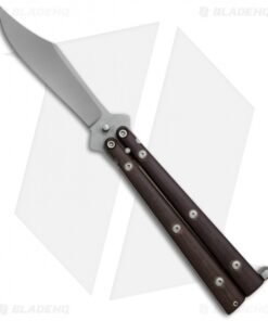 Vintage Walter Erickson Custom Butterfly Knife Micarta (4.25" Bead Blast)