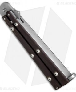 Alternative view of Vintage Walter Erickson Custom Butterfly Knife Micarta (4.25" Bead Blast)
