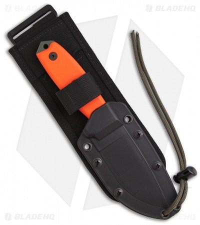 ESEE Knives ESEE-3P-MB-OD Knife Orange G-10 & MOLLE Back (3.88" OD Green Plain)