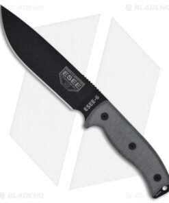 ESEE Knives ESEE-6P Knife w/ Coyote Brown Sheath (6.5" Plain)
