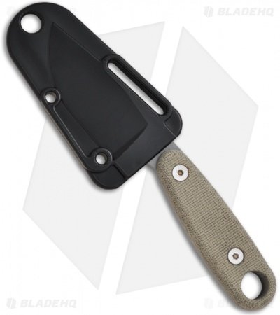 ESEE Knives Izula-II Gray Survival Concealed Carry Neck Knife w/ Sheath - Image 2