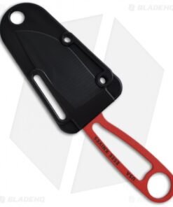Alternative view of ESEE Izula Knife Fire Ant Red Survival Neck Knife w/ Kit