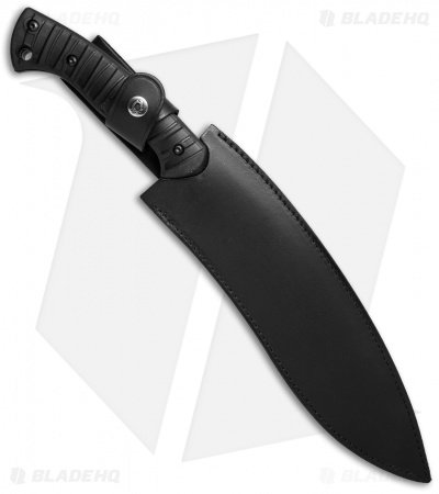 Fox Knives Kukri Fixed Blade Knife FRN (10.375" Black) FX-658 - Image 2