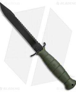Glock Field Fixed Blade Knife OD Green (6.5" Black) KF39181