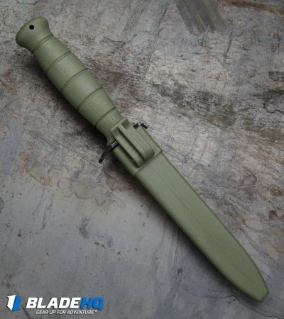 Glock Field Fixed Blade Knife OD Green (6.5" Black) KF39181 - Image 3