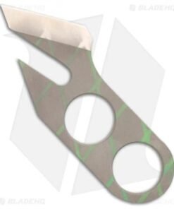 Gray Precision Rhino Tool Titanium Knife (Toxic Green / Bead Blast)